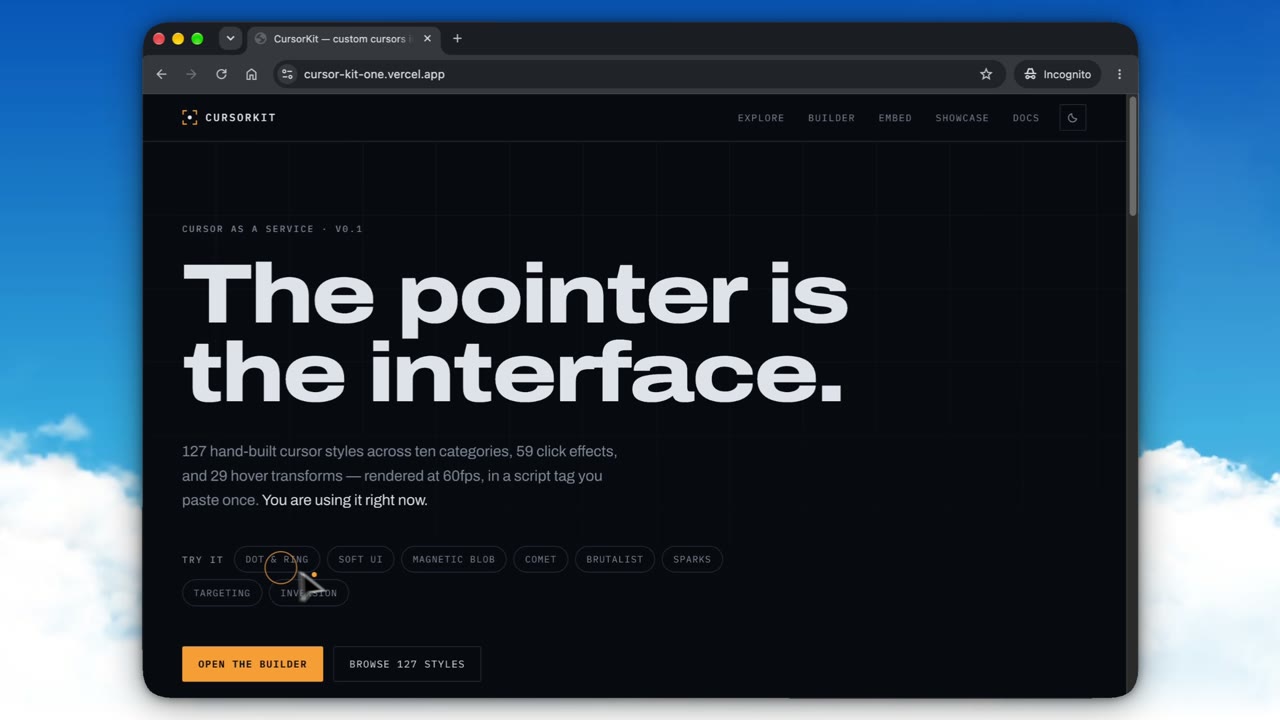 CursorKit — Canvas API · Zero Deps